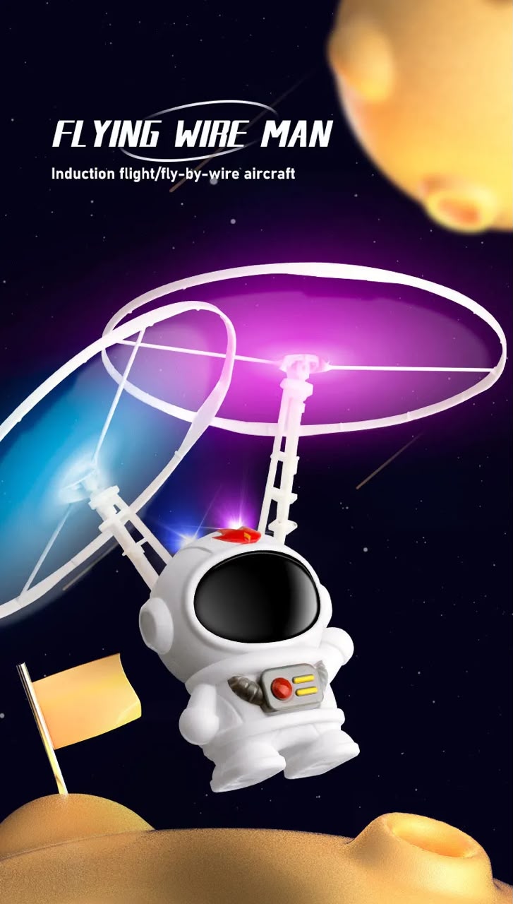 Mini Infrared Induction Flying Toy