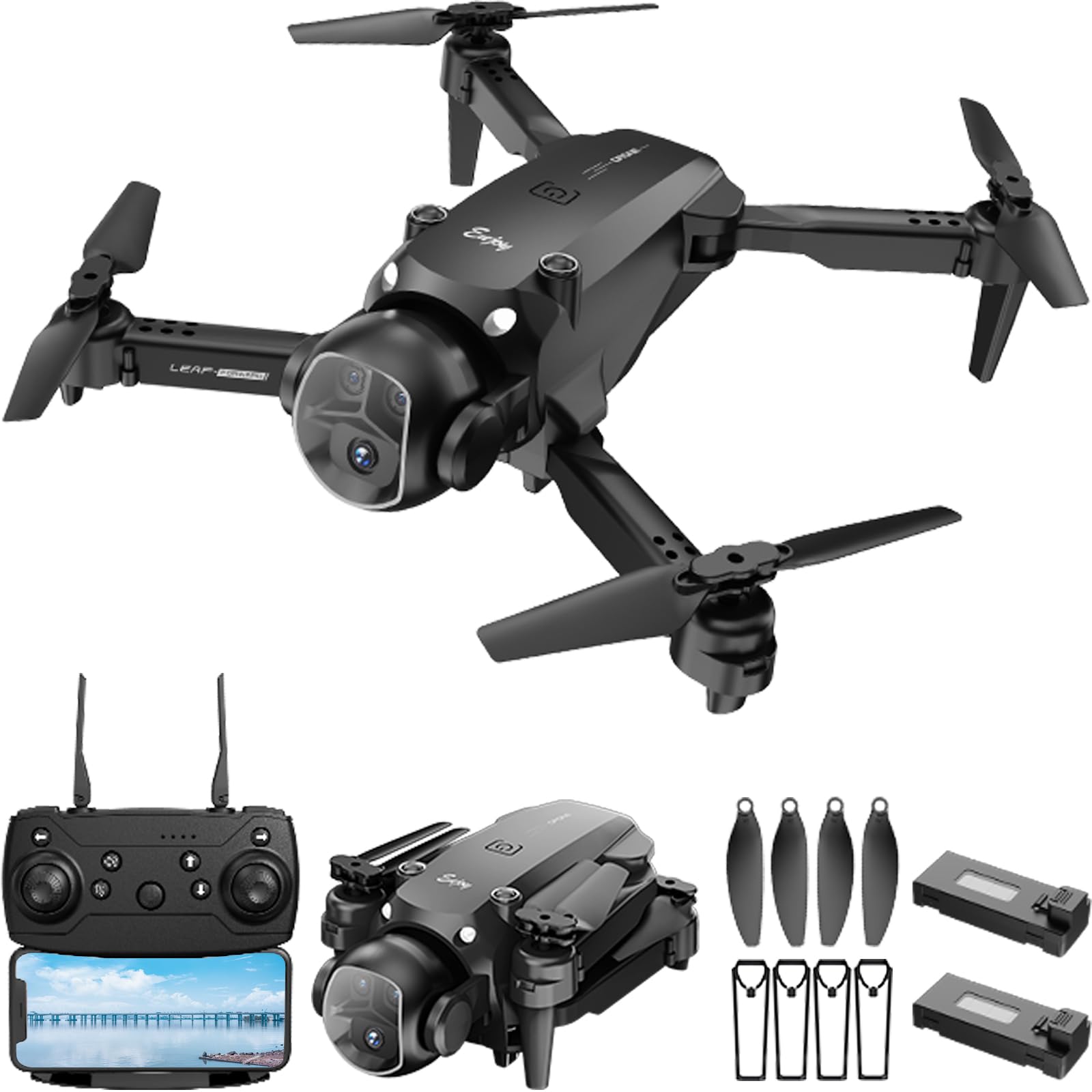 F196 Obstacle Avoidance Sensor Brushless Drone with 4K HD Dual Camera WIFI FPV Brushless Motor Stabilize Mode Electric